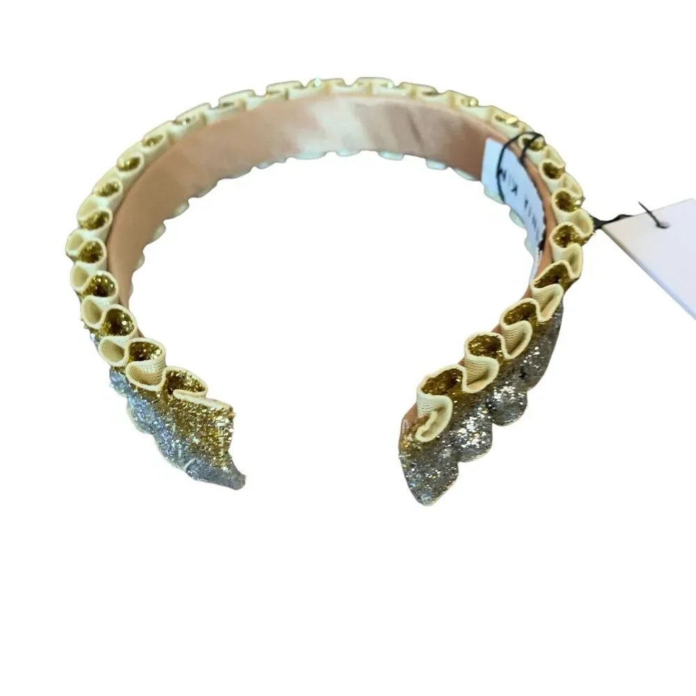 Eugenia Kim Rafaela Headband Holiday XMAS Metallic Velvet 